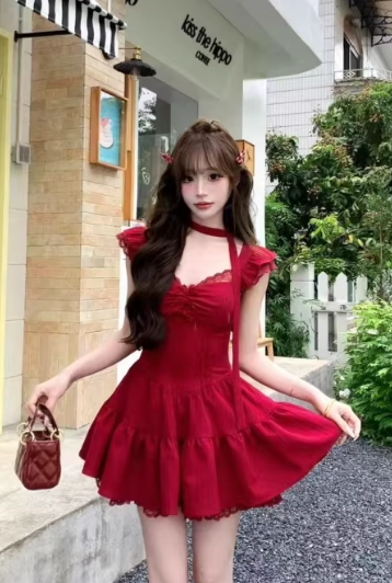 Pretty and Classy New Summer Short Dress C7180