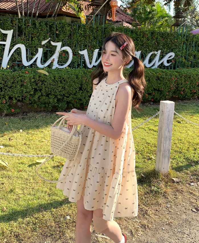 French-style 2026 New Pretty Women's Summer Short Dress C7731