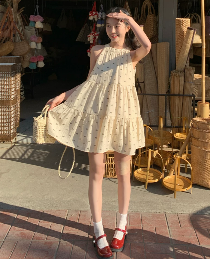 French-style 2026 New Pretty Women's Summer Short Dress C7731