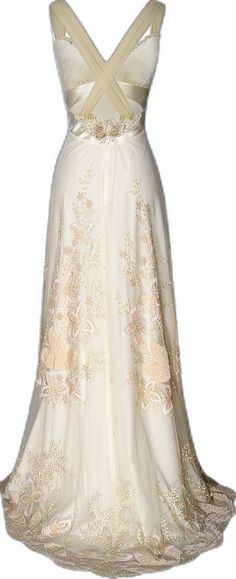 Vintage A Line Straps Satin Long Prom Dress C777