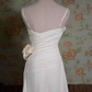 Robes de mariée longues blanches à bretelles sirène Vintage C79