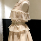 Princess A Line Halter Satin Lace Short Homecoming Dress 17th Birthday Outfits C8033