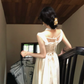Elegant Sweet A Line Satin Long Prom Dress, Evening Dress C8102