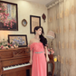 Sweet One Shoulder Pleated Prom Dress Long Beaded Evening Dress C8118