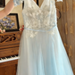 Robe de bal de princesse bustier à volants en satin long, robe de soirée C8117