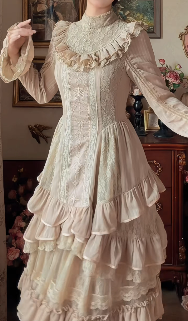 Robe de bal de princesse bustier à volants en satin long, robe de soirée C8117