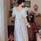 Robe de bal de princesse bustier à volants en satin long, robe de soirée C8117