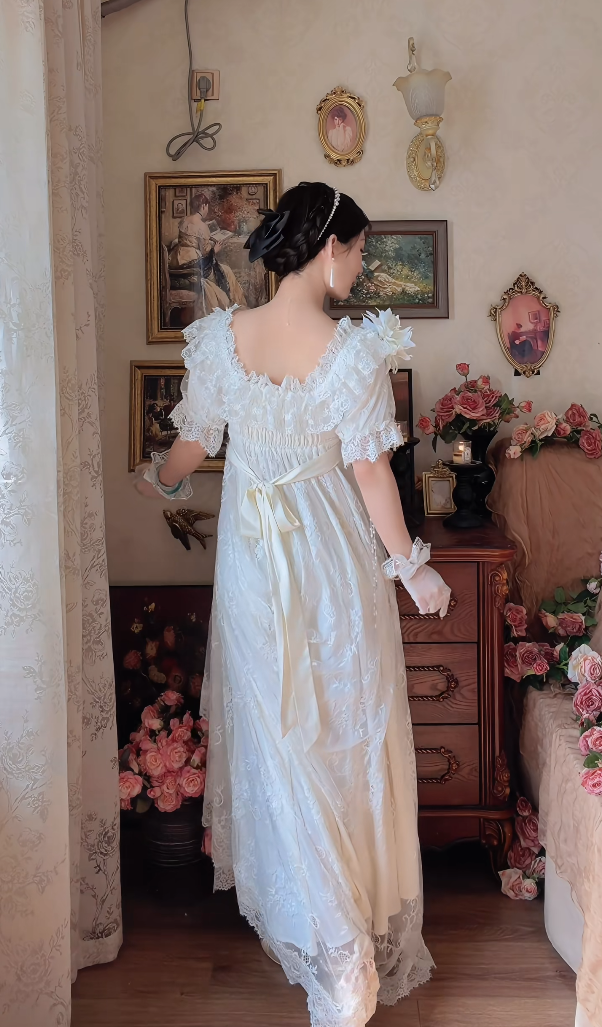 Robe de bal de princesse bustier à volants en satin long, robe de soirée C8117