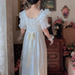 Robe de bal de princesse bustier à volants en satin long, robe de soirée C8117