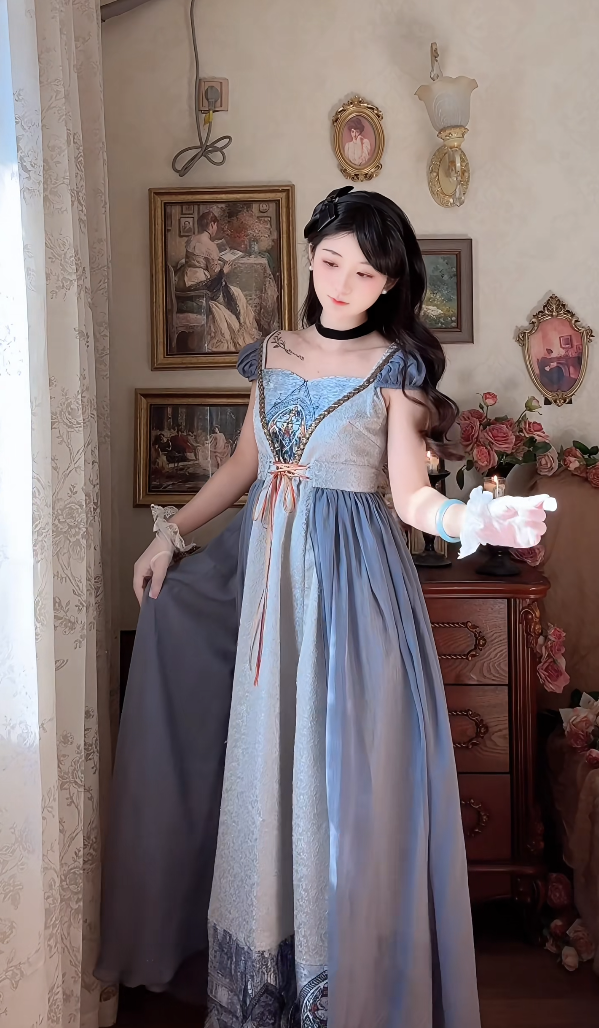 Robe de bal de princesse bustier à volants en satin long, robe de soirée C8117
