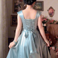 Robe de bal de princesse bustier à volants en satin long, robe de soirée C8117