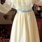 Robe de bal de princesse bustier à volants en satin long, robe de soirée C8117