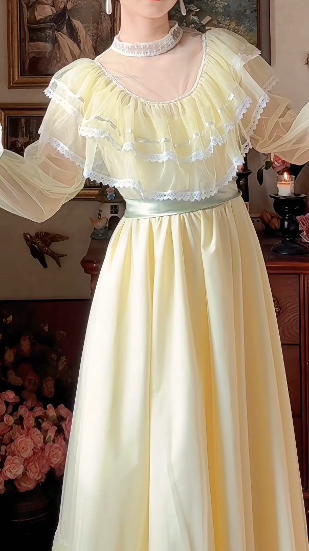 Robe de bal de princesse bustier à volants en satin long, robe de soirée C8117