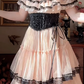 Robe de bal de princesse bustier à volants en satin long, robe de soirée C8117
