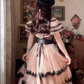 Robe de bal de princesse bustier à volants en satin long, robe de soirée C8117