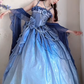 Robe de bal de princesse bustier à volants en satin long, robe de soirée C8117