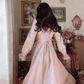 Robe de bal de princesse bustier à volants en satin long, robe de soirée C8117