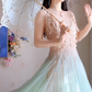 Robe de bal de princesse bustier à volants en satin long, robe de soirée C8117
