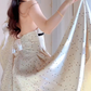 Robe de bal de princesse bustier à volants en satin long, robe de soirée C8117