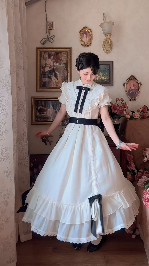 Robe de bal de princesse bustier à volants en satin long, robe de soirée C8117