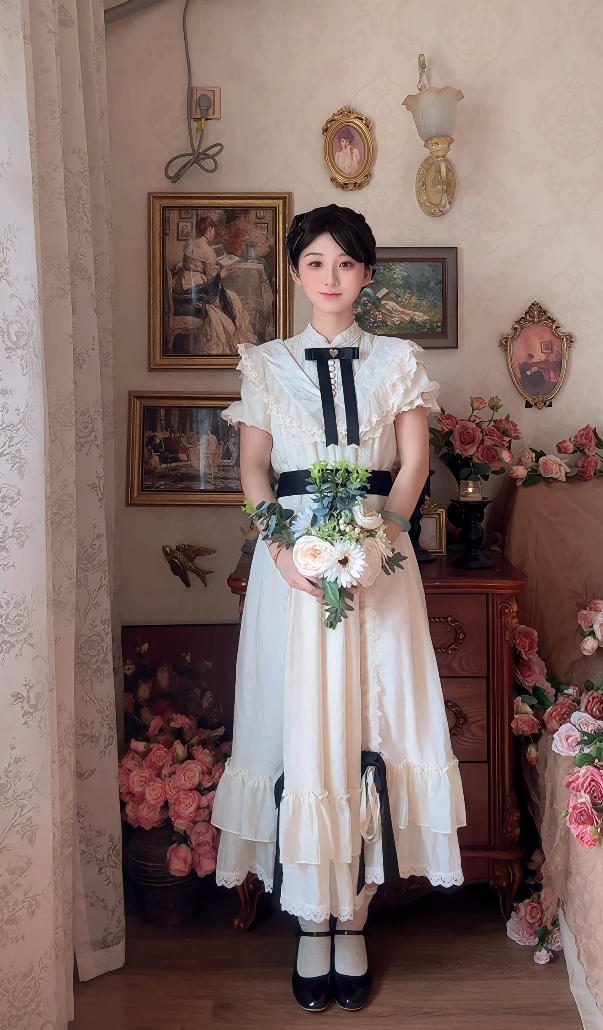 Robe de bal de princesse bustier à volants en satin long, robe de soirée C8117