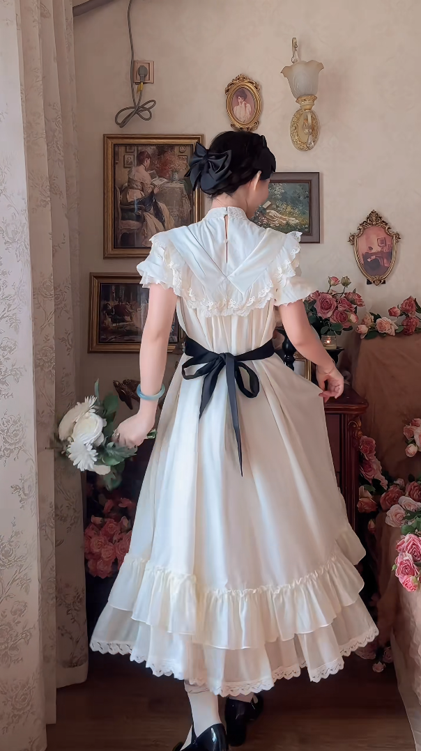 Robe de bal de princesse bustier à volants en satin long, robe de soirée C8117