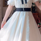 Robe de bal de princesse bustier à volants en satin long, robe de soirée C8117