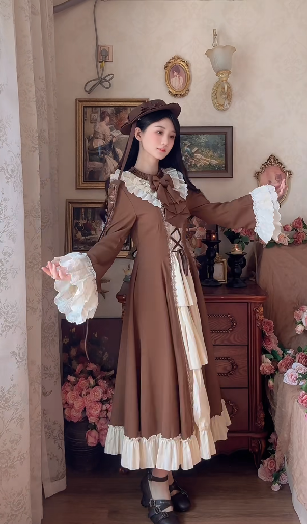Robe de bal de princesse bustier à volants en satin long, robe de soirée C8117