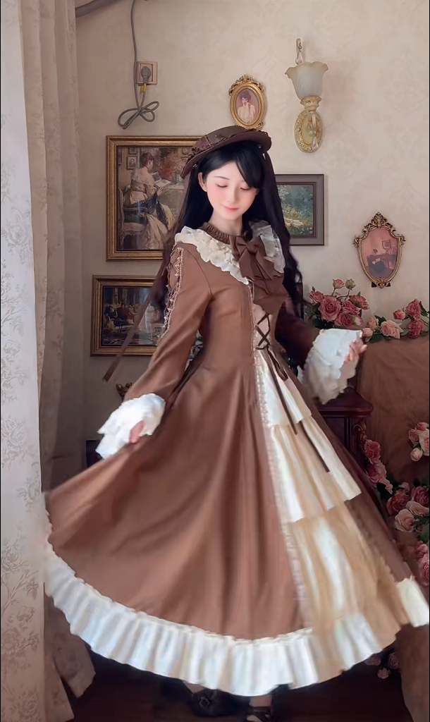 Robe de bal de princesse bustier à volants en satin long, robe de soirée C8117