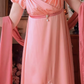 Robe de bal de princesse bustier à volants en satin long, robe de soirée C8117