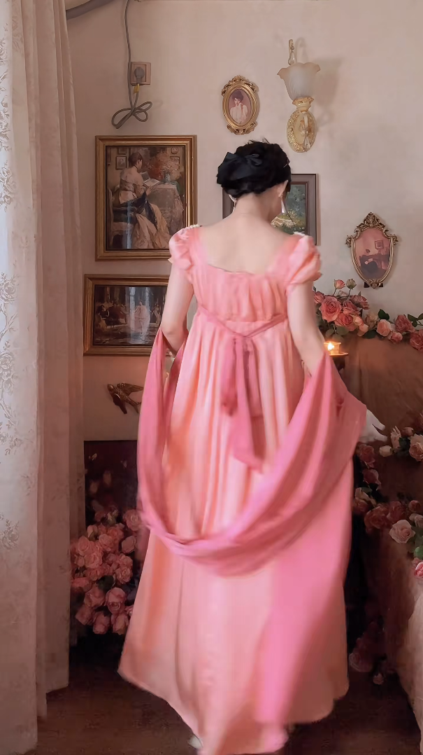 Robe de bal de princesse bustier à volants en satin long, robe de soirée C8117