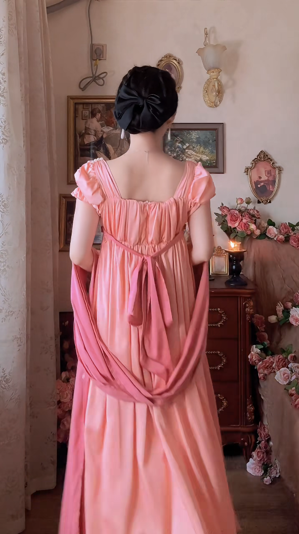 Robe de bal de princesse bustier à volants en satin long, robe de soirée C8117