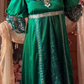 Robe de bal de princesse bustier à volants en satin long, robe de soirée C8117