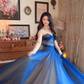 Jolie robe de bal en tulle à décolleté en cœur et longues couches rouges pour les robes de bal Sweet 16 C3210