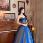 Jolie robe de bal en tulle à décolleté en cœur et longues couches rouges pour les robes de bal Sweet 16 C3210