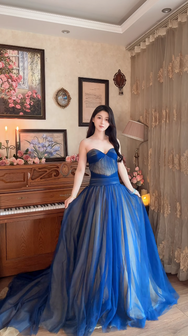 Jolie robe de bal en tulle à décolleté en cœur et longues couches rouges pour les robes de bal Sweet 16 C3210