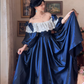 Robe de bal de princesse bustier à volants en satin long, robe de soirée C8117