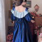 Robe de bal de princesse bustier à volants en satin long, robe de soirée C8117