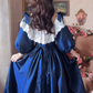 Robe de bal de princesse bustier à volants en satin long, robe de soirée C8117