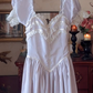 Robe de bal de princesse bustier à volants en satin long, robe de soirée C8117