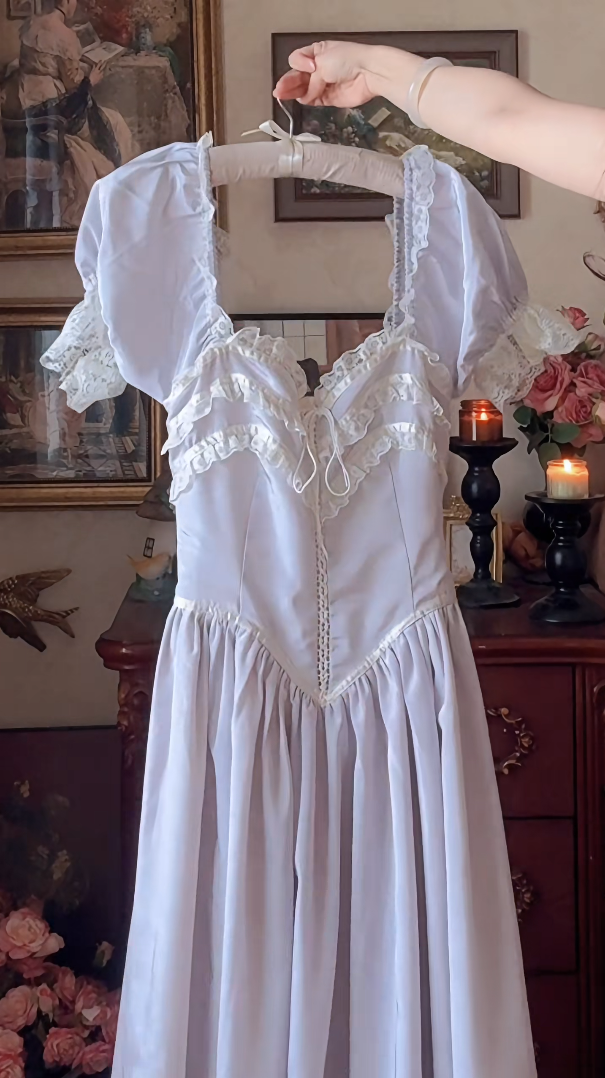 Robe de bal de princesse bustier à volants en satin long, robe de soirée C8117