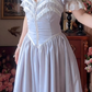 Robe de bal de princesse bustier à volants en satin long, robe de soirée C8117
