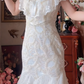 Superbe robe de mariée longue en tulle à sequins et décolleté en cœur C4041