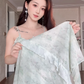 Robe de bal de princesse bustier à volants en satin long, robe de soirée C8117