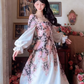 Robe de bal de princesse bustier à volants en satin long, robe de soirée C8117