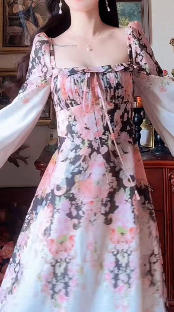 Robe de bal de princesse bustier à volants en satin long, robe de soirée C8117