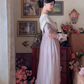 Robe de bal de princesse bustier à volants en satin long, robe de soirée C8117