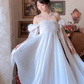 Robe de bal de princesse bustier à volants en satin long, robe de soirée C8117