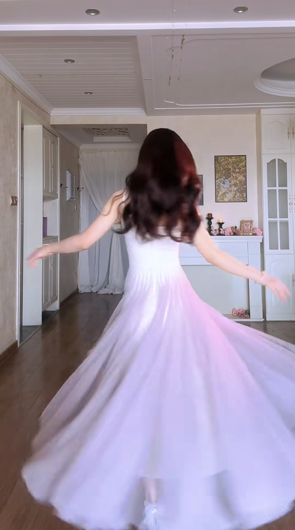 Robe de bal de princesse bustier à volants en satin long, robe de soirée C8117