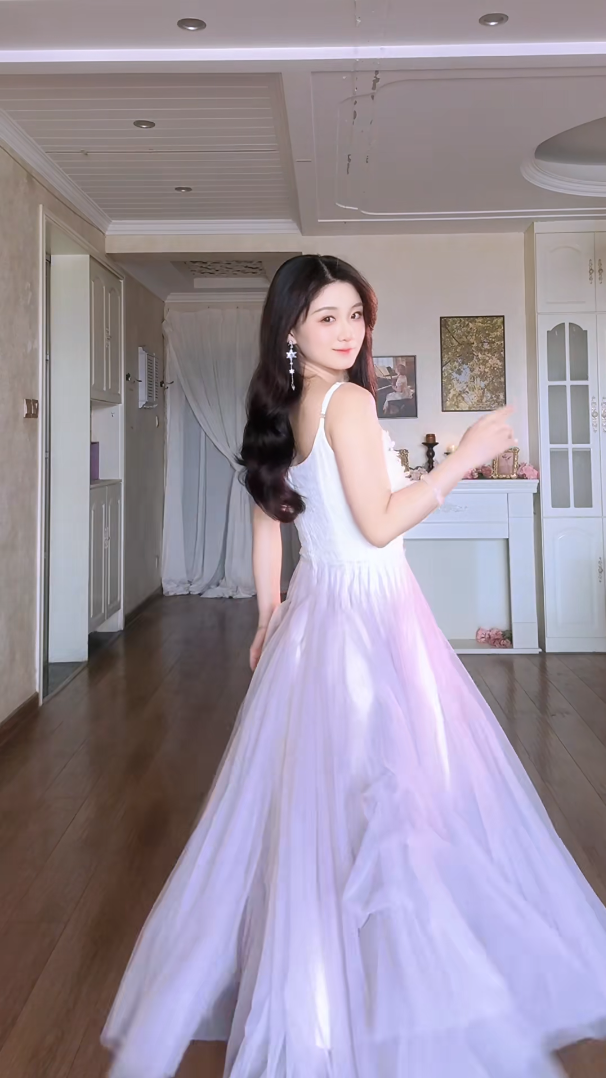 Robe de bal de princesse bustier à volants en satin long, robe de soirée C8117